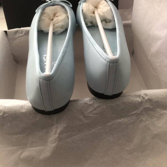 Chanel Light Blue Ballet Flats - Picture 6 of 6